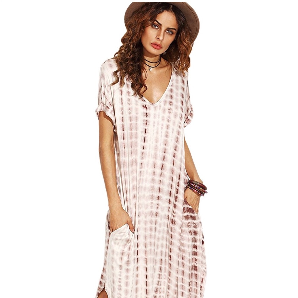 Pattern Maxi with side slits